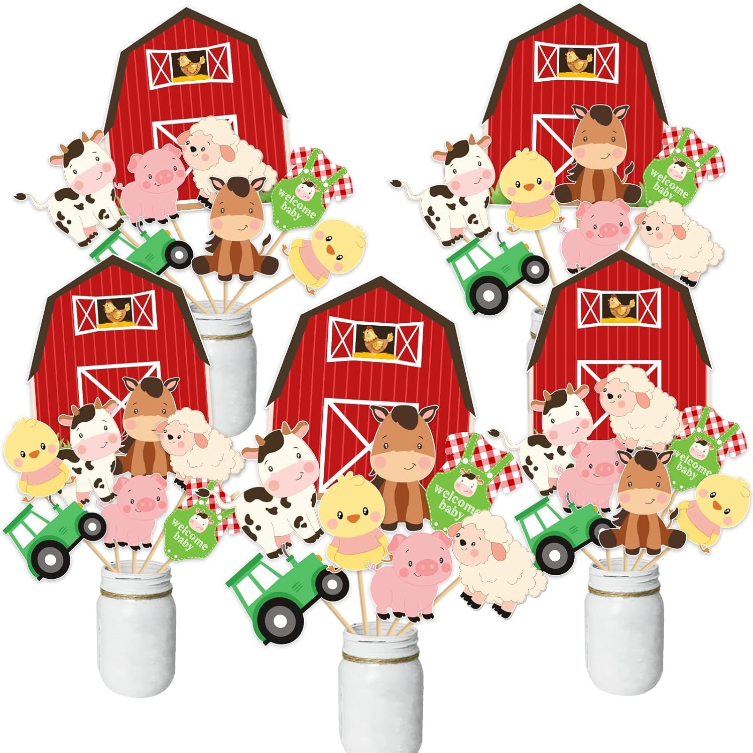 Centerpiece Stick - Bastoncini centrotavola per baby shower per