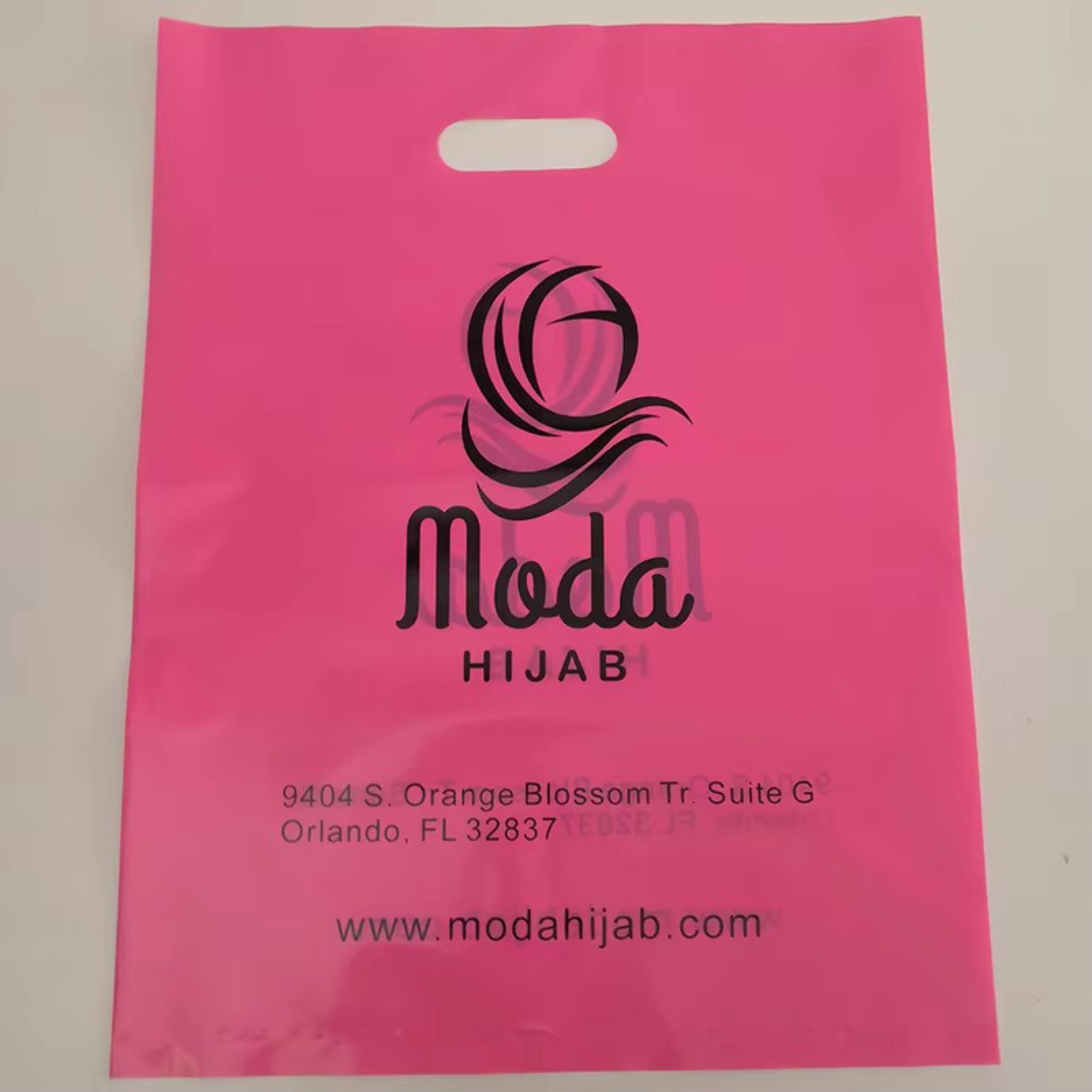 Event Party Shop - Borsa shopping in plastica con logo
