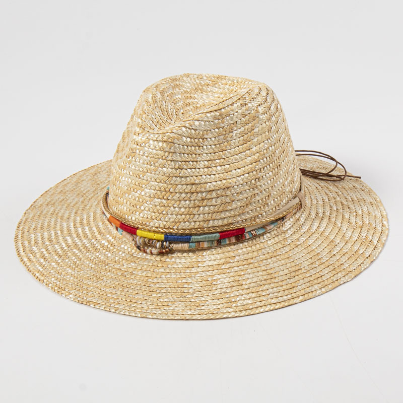 Paper Straw Color - Cappello Fedora Jazz Unisex in Paglia