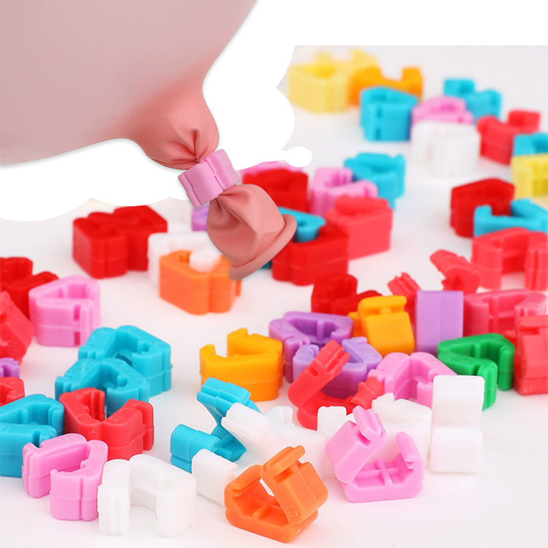 Balloon Arch Kit - Clip Colorate in Plastica per Sigillare