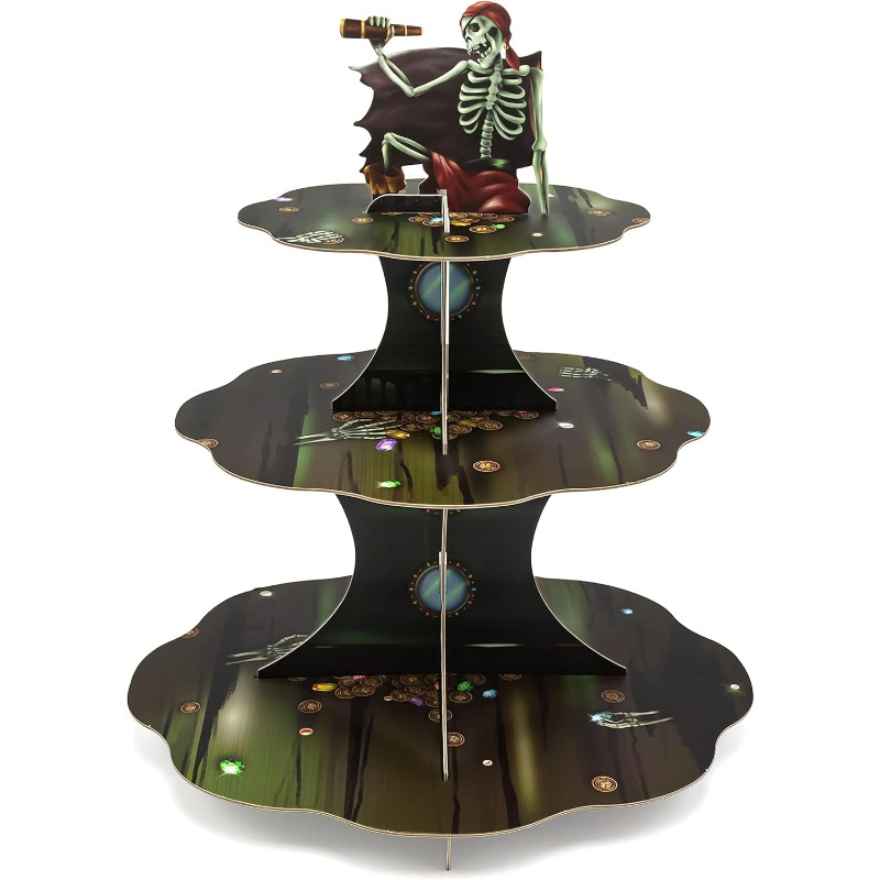 Teschio Pirata Cupcake Stand T - Cupcake Stand Tier recensione e prezzo