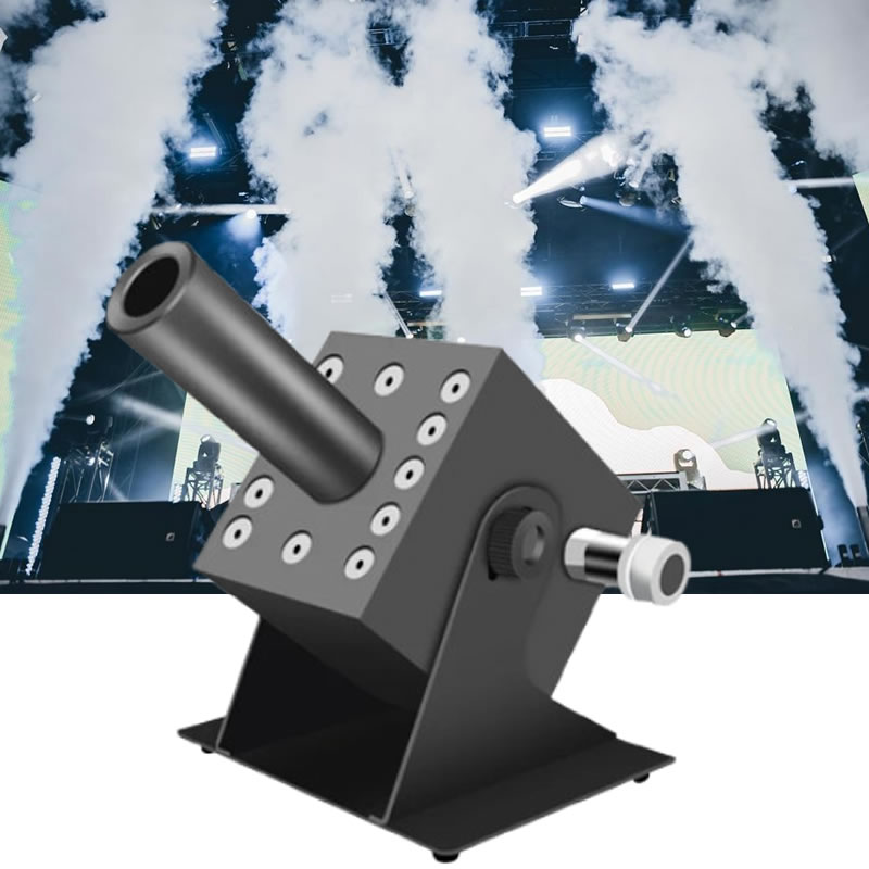 Macchina del fumo CO2 a LED RG - Confetti Cannon Tube recensione e prezzo