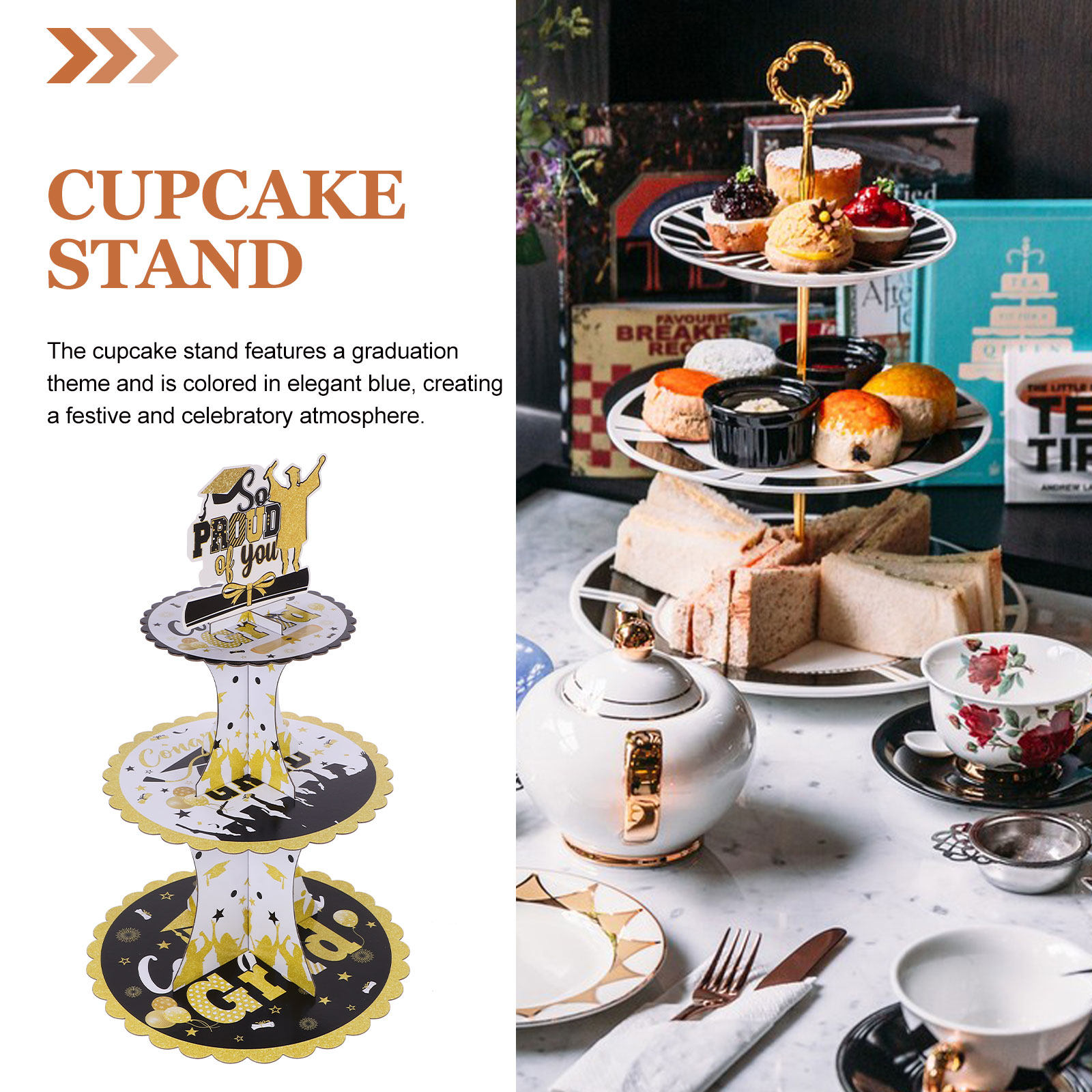 Set di 3 Supporti per Torte a  - Cupcake Stand Tier recensione e prezzo