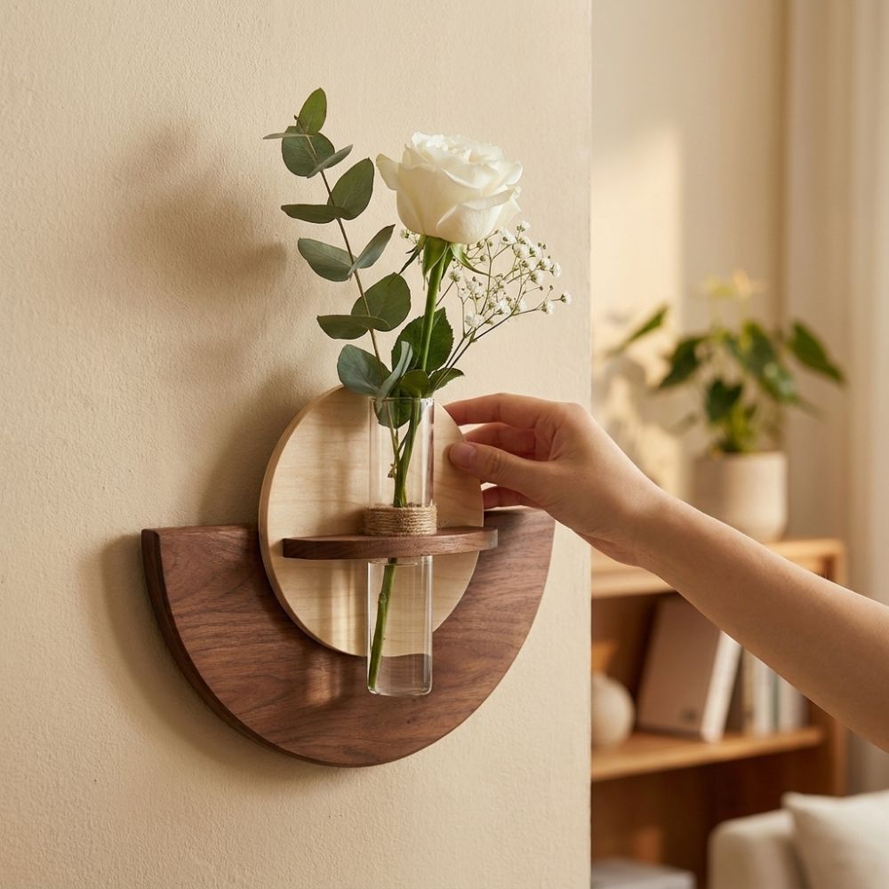 Mensola Ovale in Legno da Pare - Flower Wall Panel recensione e prezzo